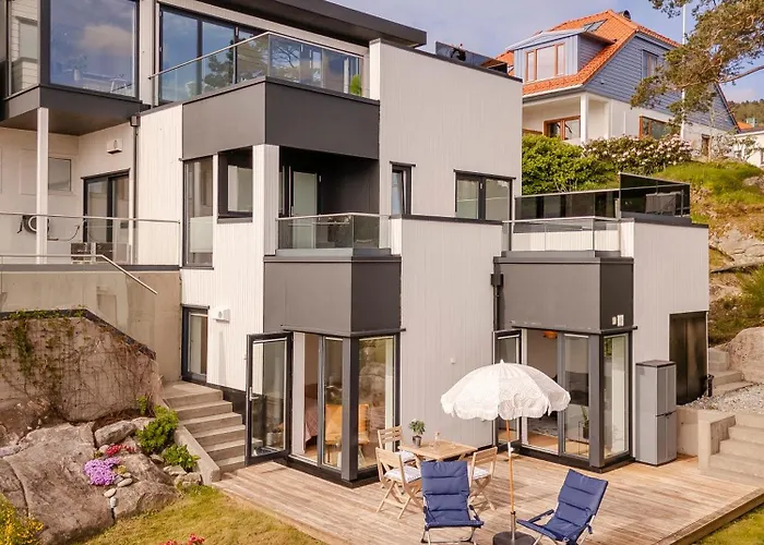 Panoramic View With Private Terrace Apartment Bergen